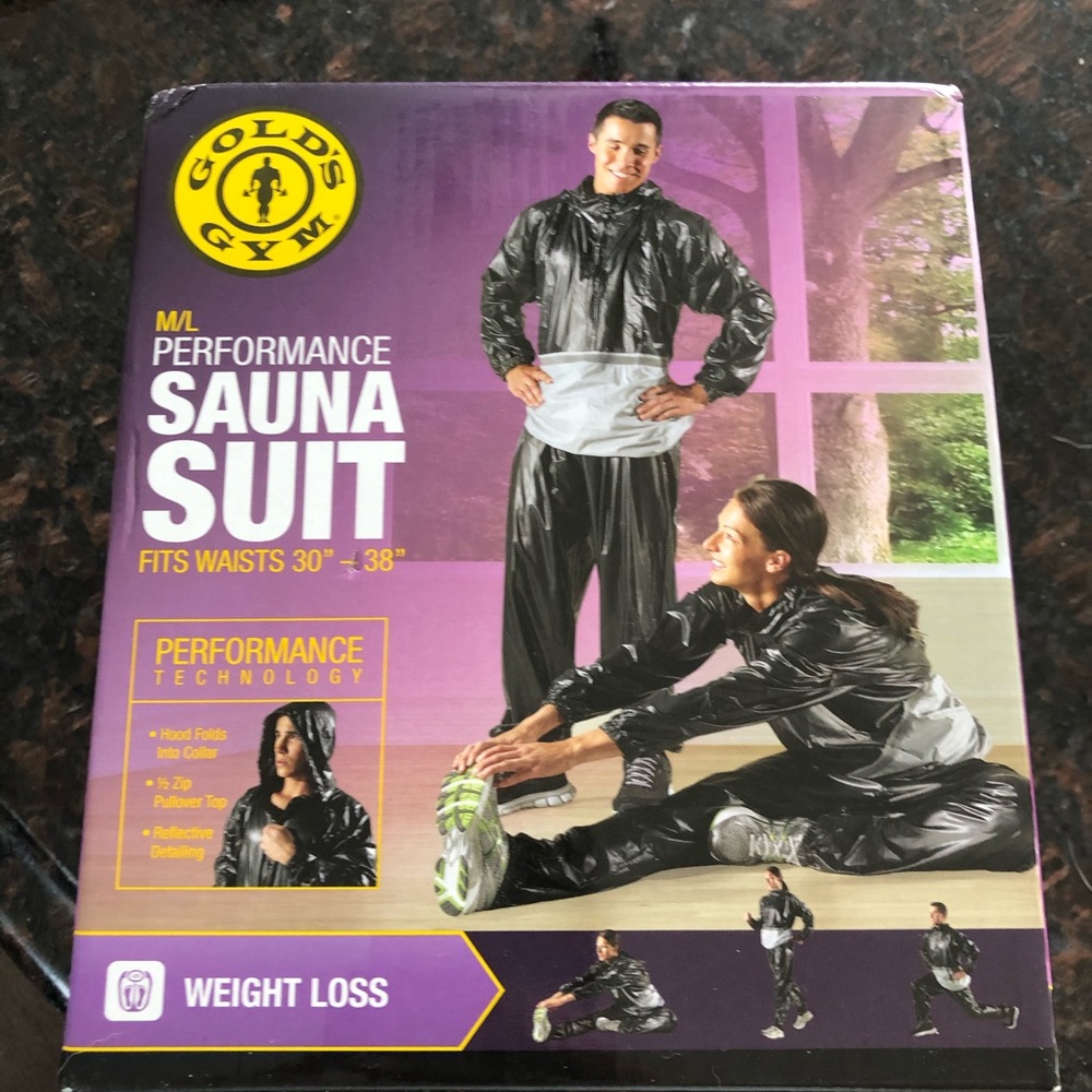 Golds gym Sweat/Sauna Suit M/L